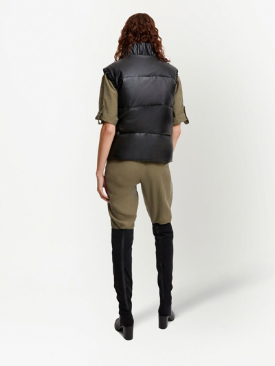 Unreal Fur Cruising Faux-leather Gilet Jacket In Black