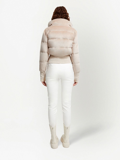Shop Unreal Fur New Amsterdam Velvet-effect Jacket In Neutrals