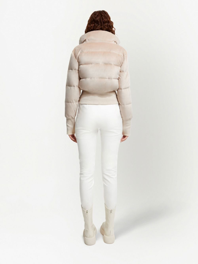 Unreal Fur New Amsterdam Velvet-effect Jacket In Neutrals