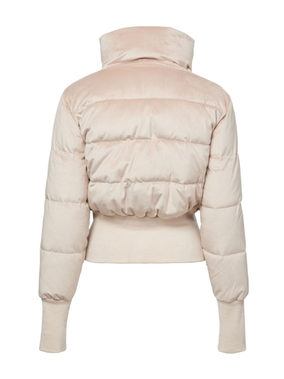 Unreal Fur New Amsterdam Velvet-effect Jacket In Neutrals