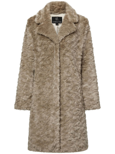 Shop Unreal Fur Mystique Faux-fur Coat In Neutrals