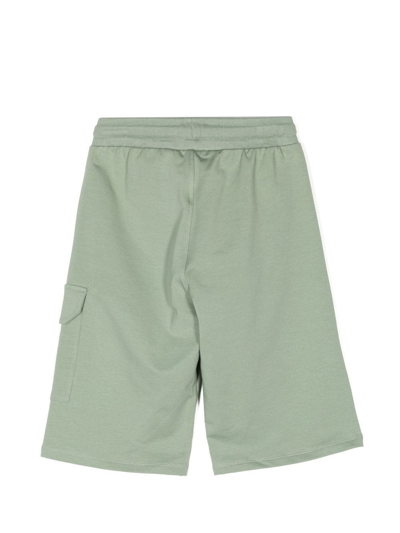 Shop Aigner Patch-pocket Shorts In Green