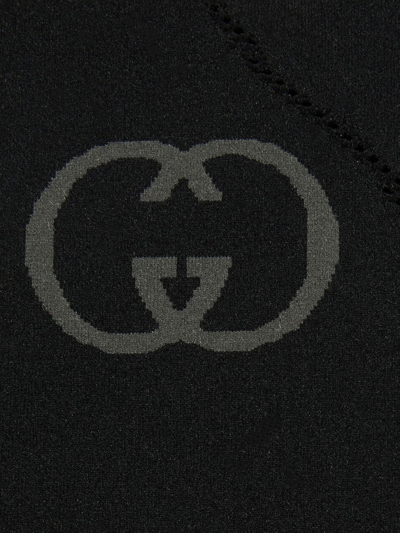Shop Gucci Interlocking G Logo Cropped Jacket In Black