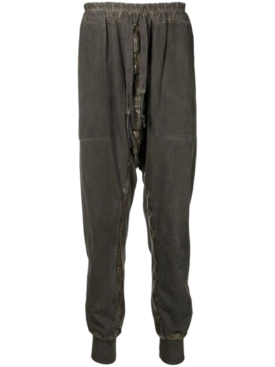 Shop Isaac Sellam Experience Zip-embellished Tapered Trousers In Grey