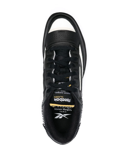 Shop Maison Margiela X Reebok Club C Memory Of Sneakers In Black