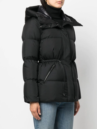 Mackage Padded Zip-up Coat In Black