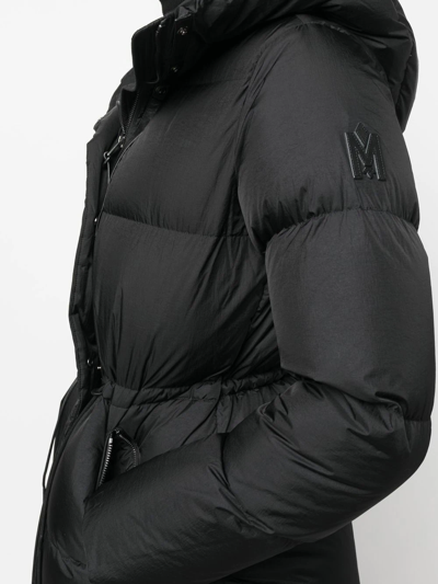 Mackage Padded Zip-up Coat In Black