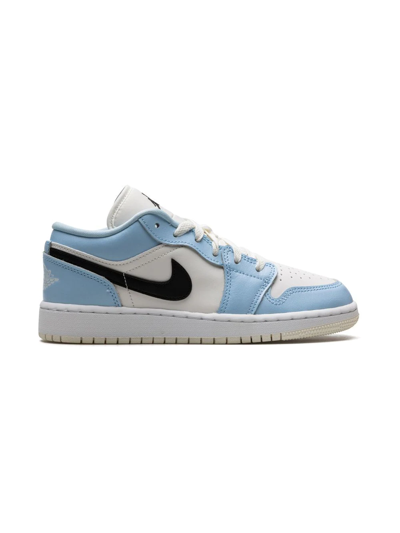 Shop Jordan Air  1 Low "ice Blue" Sneakers