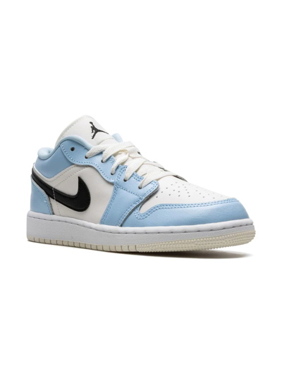 Shop Jordan Air  1 Low "ice Blue" Sneakers