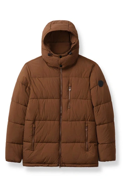 Noize Men's Baltimore Puffer Jacket In Earth