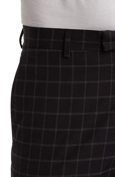 Shop Soul Of London Two-piece Check Two-button Stretch Woven Suit In Black