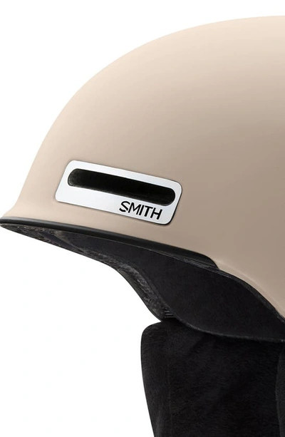 Shop Smith Maze Mips Round Contour Fit Snow Helmet In Matte Birch