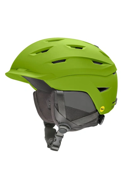 Shop Smith Level Snow Helmet With Mips In Matte Algae
