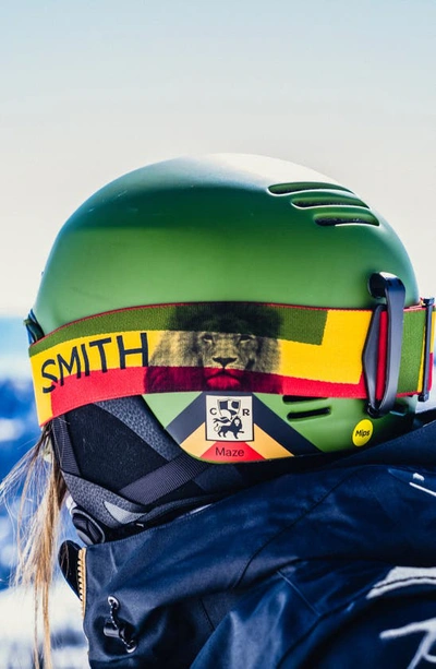 Shop Smith Maze Mips Round Contour Fit Snow Helmet In Matte High Fives
