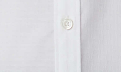 Shop Bugatchi Shaped Fit Stretch Cotton Button-up Shirt In White