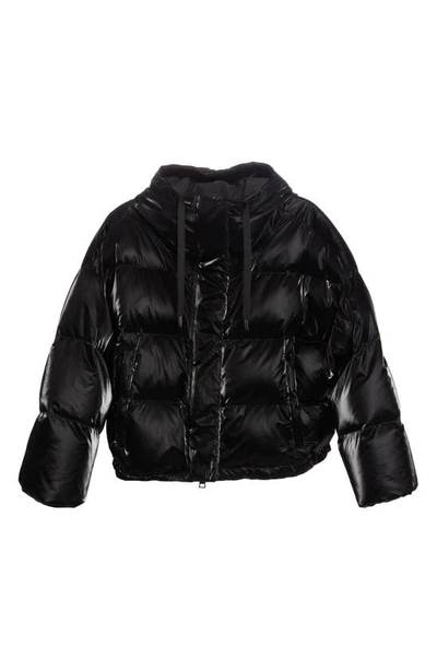 Shop Dolce & Gabbana Hooded Down Puffer Jacket In S9000 Variante Abbinata