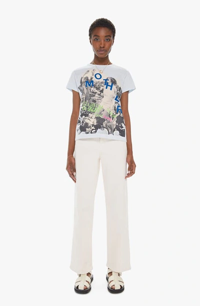Shop Mother The Boxy Goodie Goodie Focus Cotton Graphic Tee In Clc - Club Du Chalet