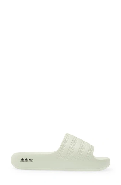 Shop Adidas Originals Adilette Ayoon Sport Slide In Green/ Core Black/ Linen Green