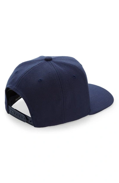 Shop Brixton Alpha Snapback Hat In Moonlit Ocean