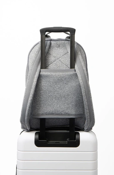 Shop Dagne Dover Dakota Large Neoprene Backpack In Heather Grey