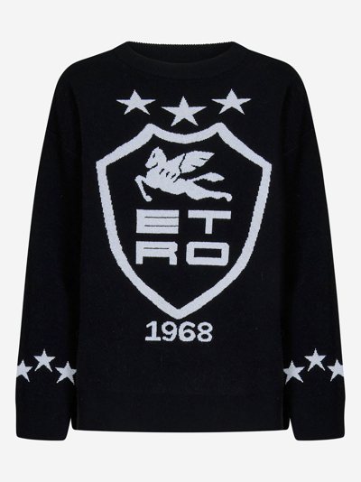 Shop Etro Sweater In Black