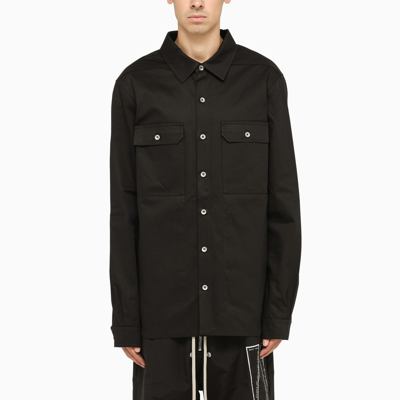 Shop Drkshdw | Black Shirt Jacket With Pockets