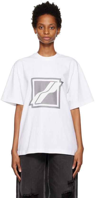 Shop We11 Done White Bonded T-shirt