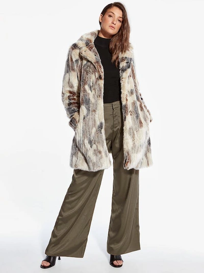 Shop As By Df Alexa Fur Jacket In Brown