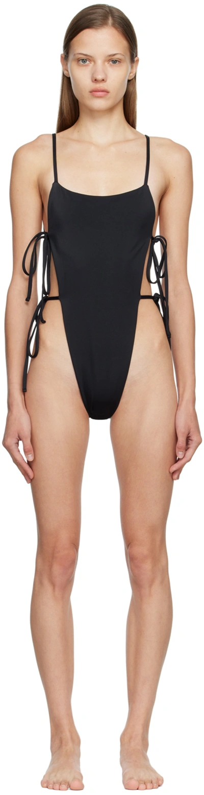 Shop Permare Black P007 One-piece Swimsuit