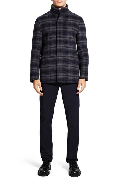 Theory Clarence Pure 2 Recycled Wool Jacket In Baltic Multi - Zci