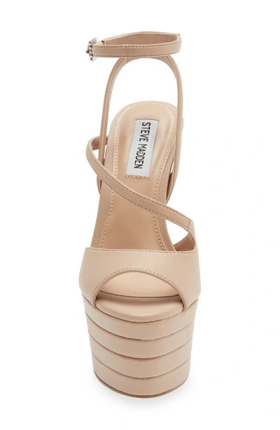 Shop Steve Madden Larssa Platform Sandal In Blush
