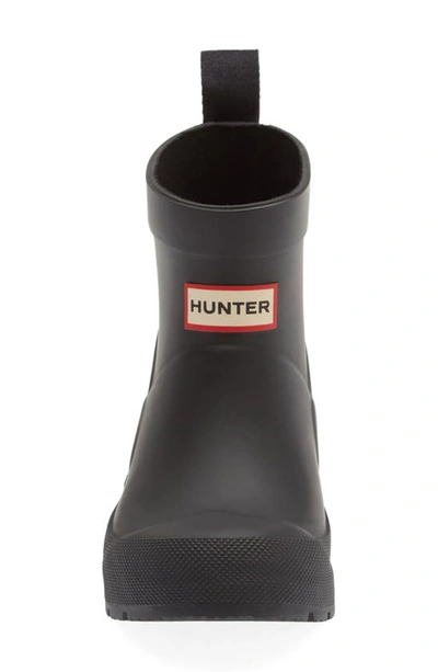 Shop Hunter Kids' Play Waterproof Rain Boot In Black