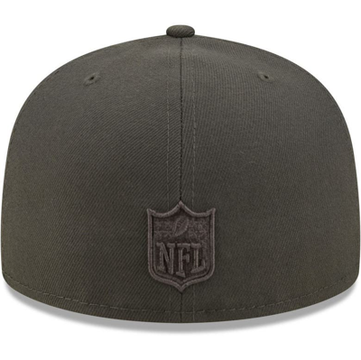 Shop New Era Graphite Green Bay Packers Color Pack 59fifty Fitted Hat