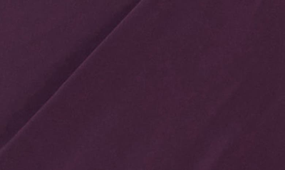 Alex Evenings Embroidered Empire Gown With Jacket In Eggplant