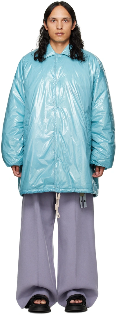 Shop A. A. Spectrum Blue Karmaka Down Jacket In Paquebot Blue