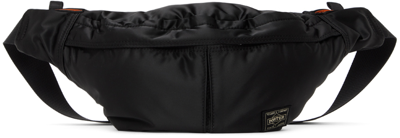 Shop Porter - Yoshida & Co. Black Nylon Waist Bag In Black 10