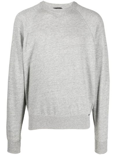 Shop Tom Ford Crewneck Sweatshirt In Grey