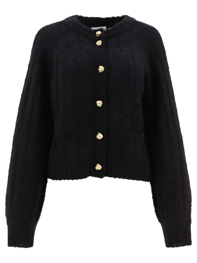 Ganni Cable-knit Cardigan In | ModeSens