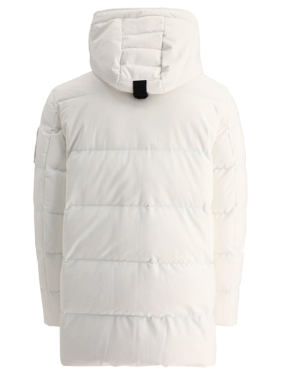 Shop Moose Knuckles "valleyfield 2" Down Jacket In White