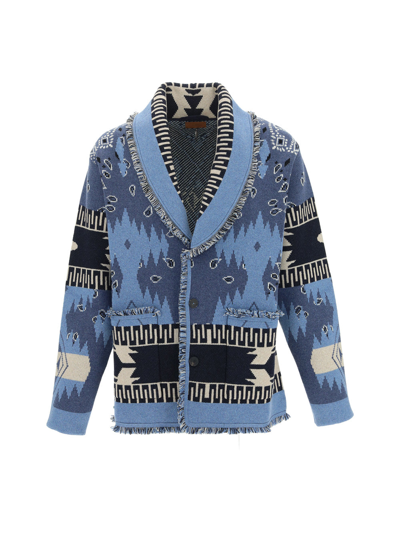 Shop Alanui Sweaters & Knitwear In Blue Multi