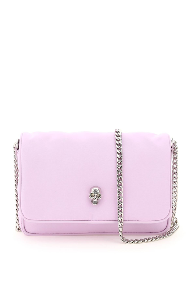 Shop Alexander Mcqueen Small Skull Bag In Purple