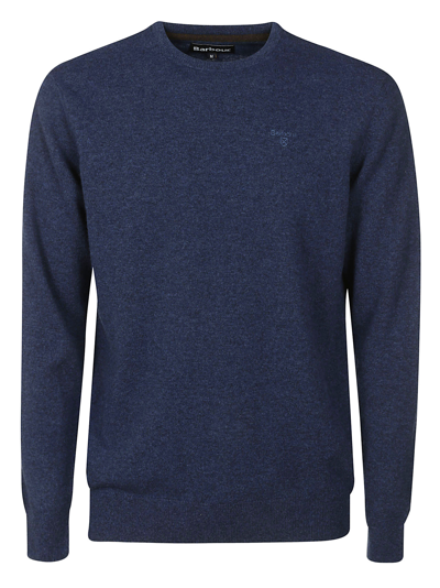 Barbour Man Sweater Blue Size Xxl Wool In Blue