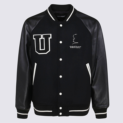 Shop Undercover Black Wool Casual Jacket