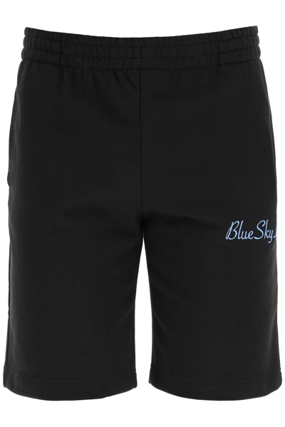 Shop Blue Sky Inn Short Sweatpants In Black