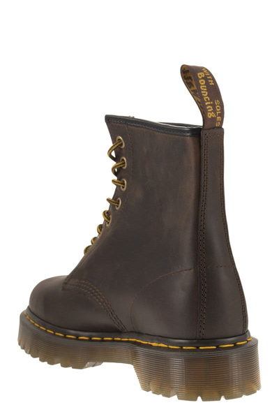 Shop Dr. Martens' Dr. Martens 1460 Bex Crazy Horse - Ankle Boots In Dark Brown