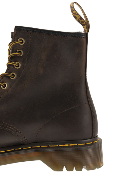 Shop Dr. Martens' Dr. Martens 1460 Bex Crazy Horse - Ankle Boots In Dark Brown