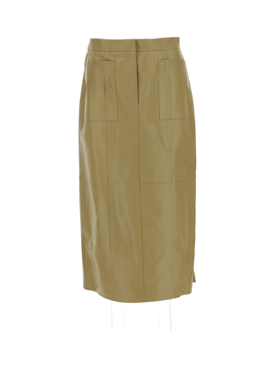 Shop Jil Sander Skirts In 217 - Medium Brown