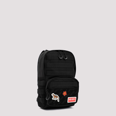 Shop Kenzo Logo-patch Rucksack  Backpack Bag In Black
