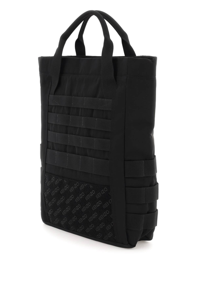Shop Kenzo Jungle Tote Bag In Black