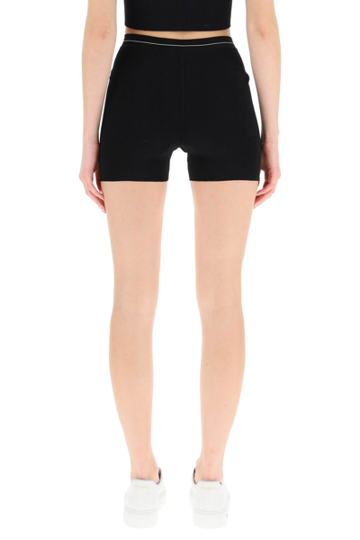 Shop Khaite Bryant Knit Shorts In Black